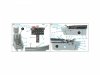 Quinta Studio QD72246 F-86A Sabre 3D-Printed & coloured Interior on decal paper (ClearProp) 1/72